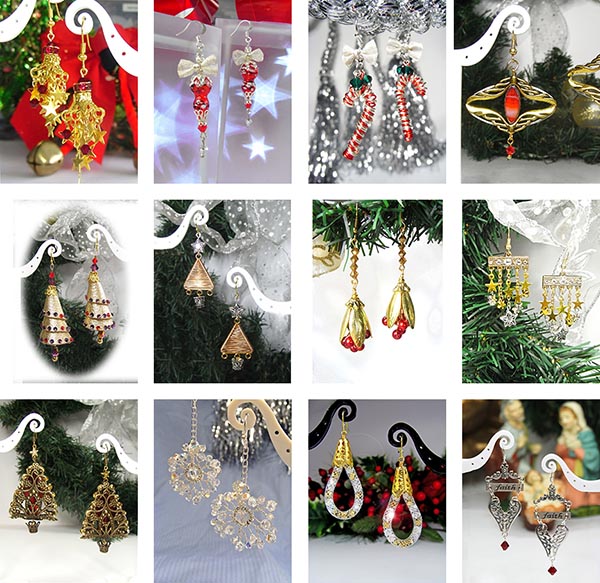 12 Days of Christmas Earrings Volume 3 Collage