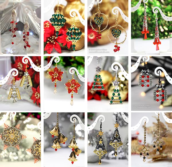 12 Days of Christmas Earrings Volume 4 collage