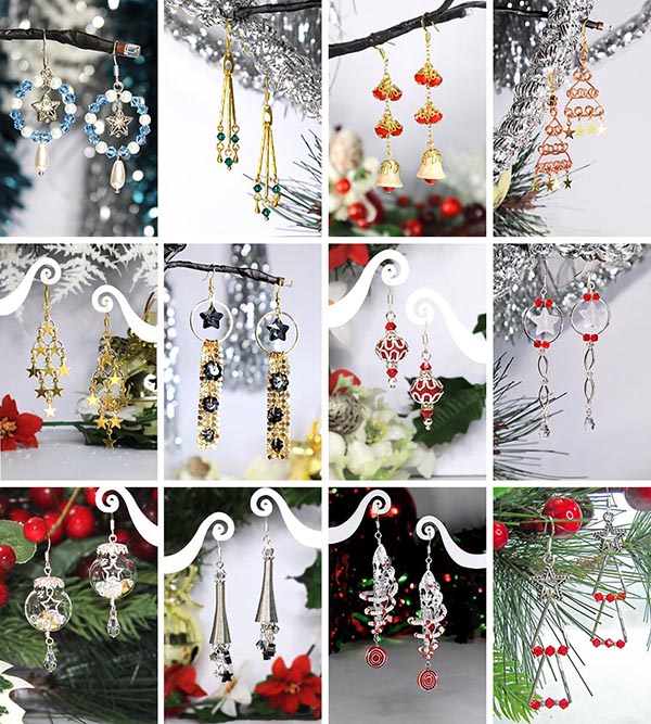 12 Days of Christmas Earrings Volume 7 ebook collage