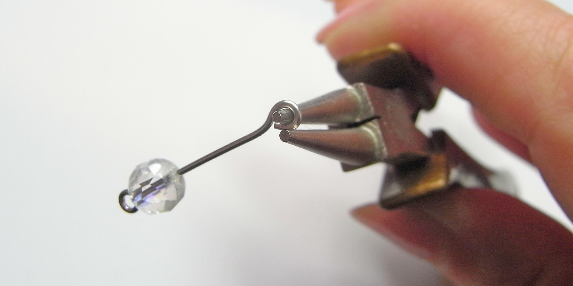 create a simple loop on the end of the eye pin create a simple loop on the end of the eye pin